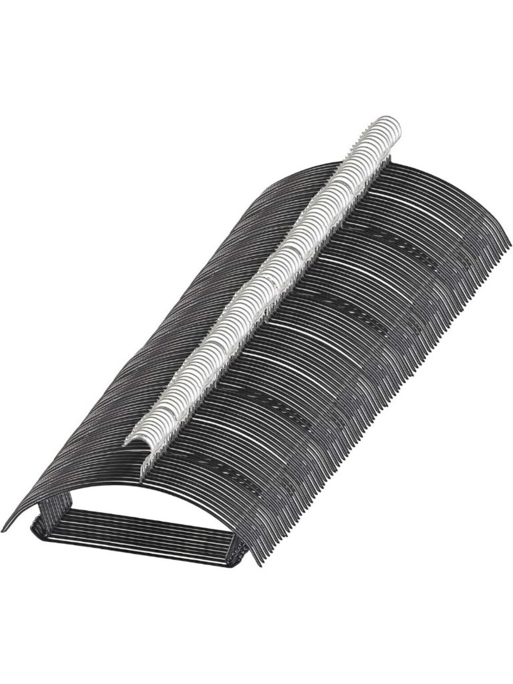 Non-Slip Rubberized Metal Hangers, 100 Pack - Durable Shoulder Saver, Black